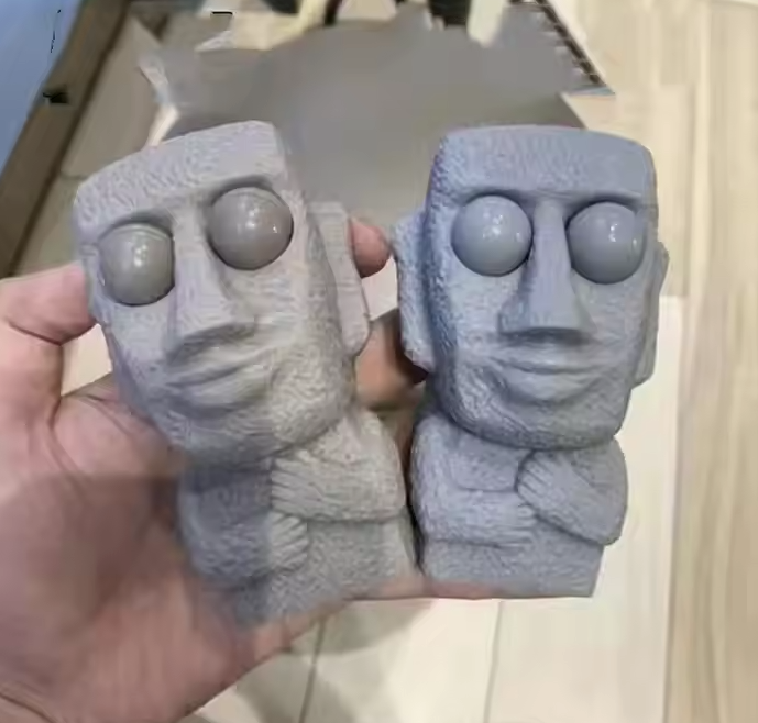 Decompression Squeeze Stone Man Toy – Funny Stress Relief Fidget Toy