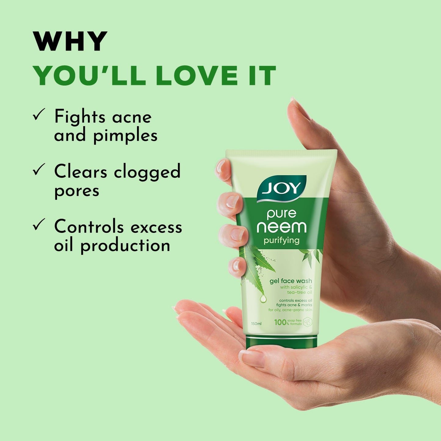 Joy Pure Neem Skin Purifying Face Wash – 150ml