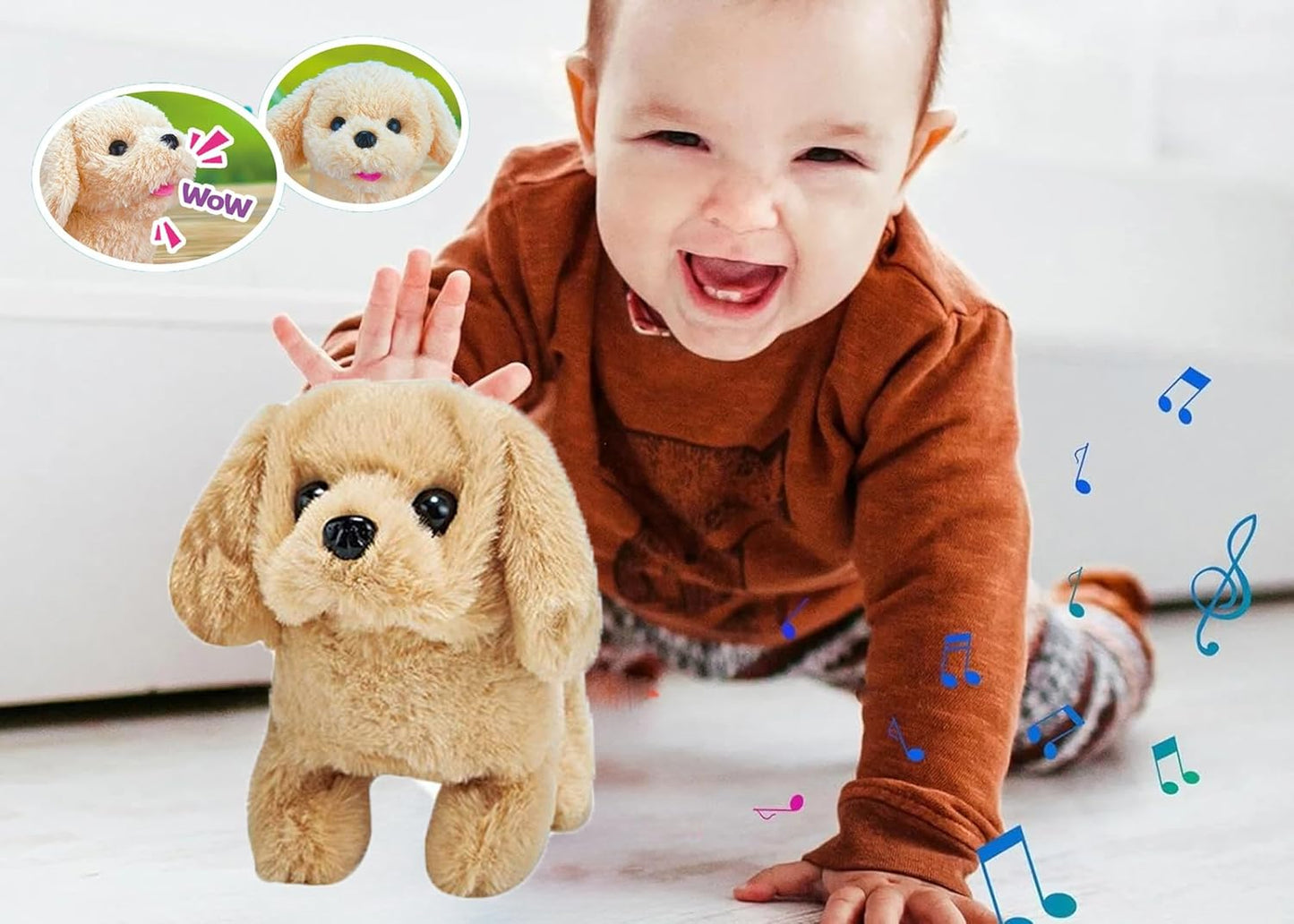 WoofyBuddy ā Interactive Electronic Plush Puppy