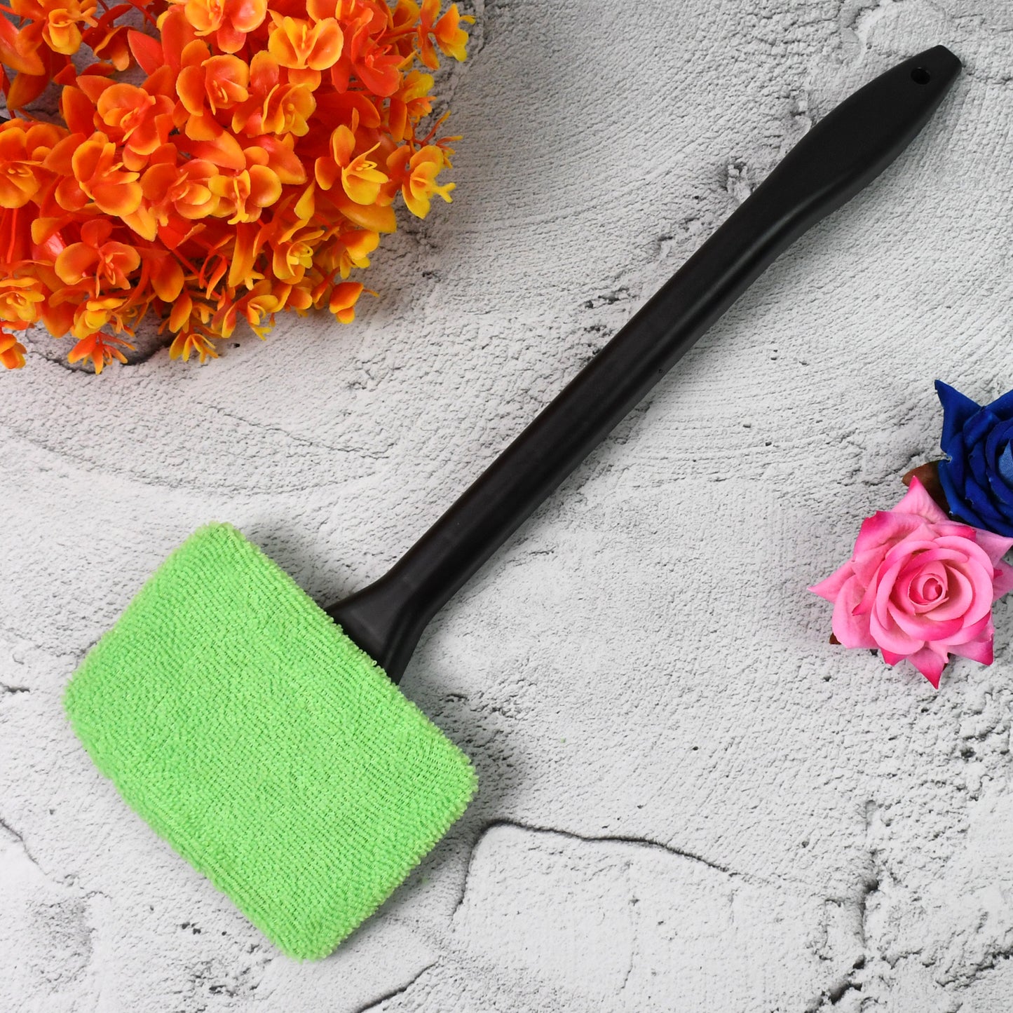 ClearView™ Windshield Cleaner Wiper – 38cm Handle with Microfiber Cloth