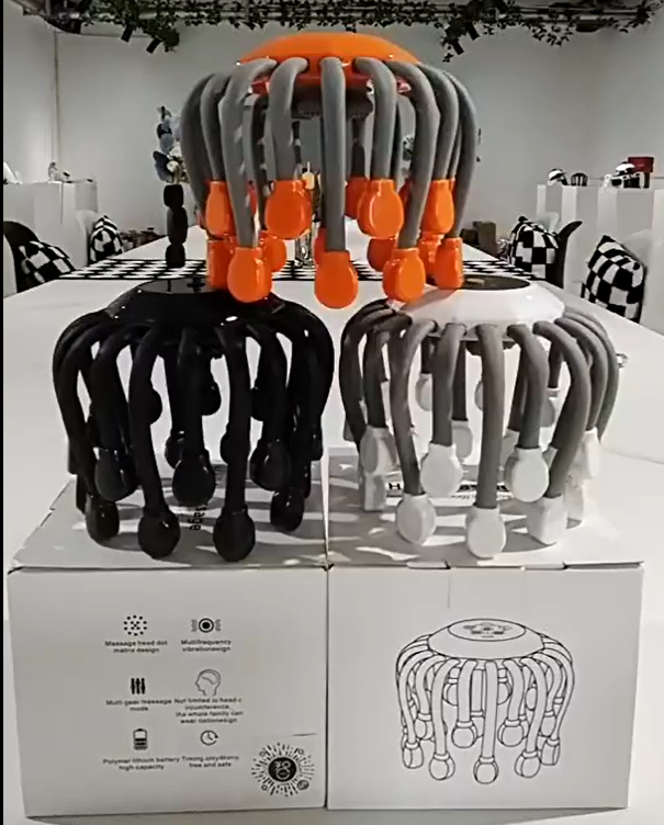 OctoCalm™ Head Massager – Relaxing Scalp Stress Relief Tool