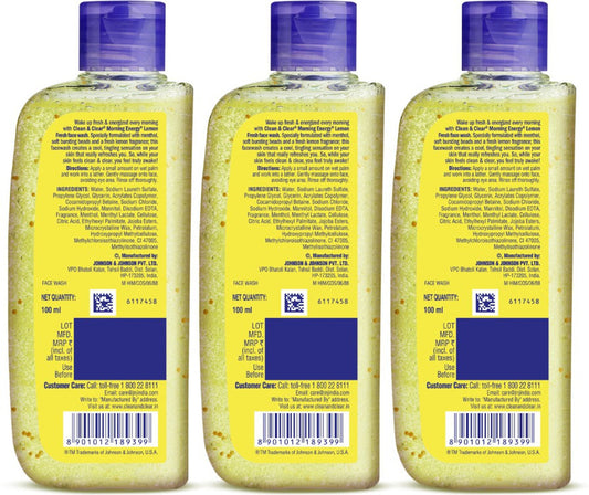 Clean & Clear Morning Energy Lemon Fresh Face Wash