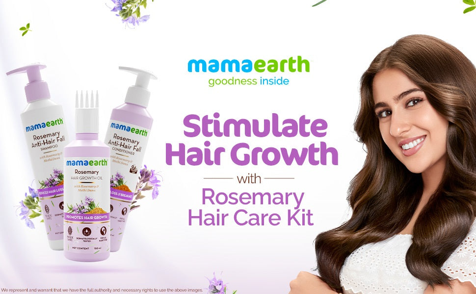 Mamaearth Rosemary Hair Fall Control Kit - 650 ml