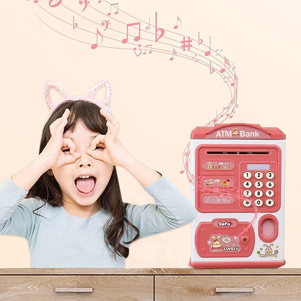 SmartGuard™ Fingerprint ATM Piggy Bank for Kids – Interactive Savings Machine