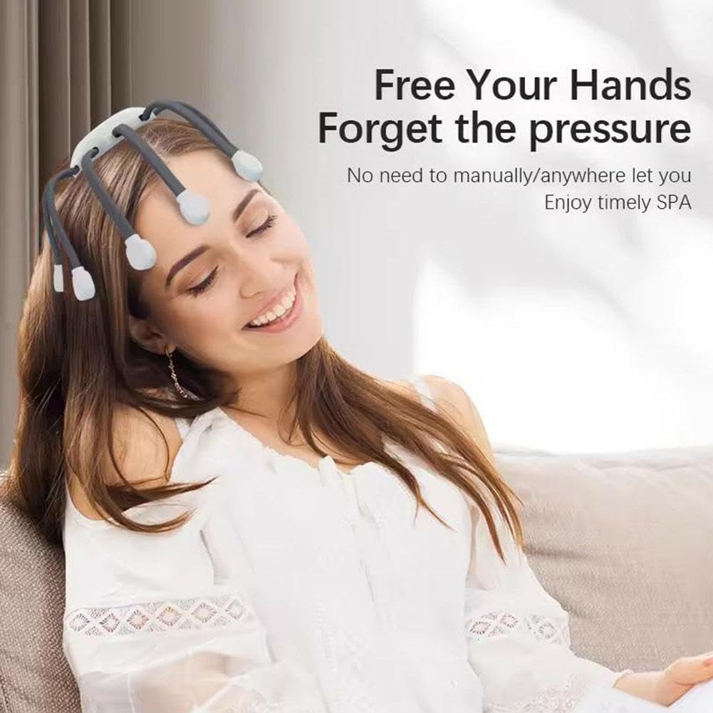 OctoCalm™ Head Massager – Relaxing Scalp Stress Relief Tool