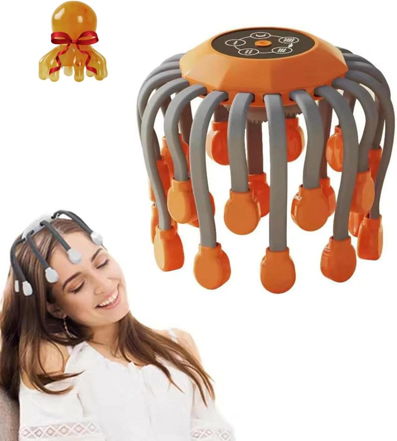 OctoCalm™ Head Massager – Relaxing Scalp Stress Relief Tool
