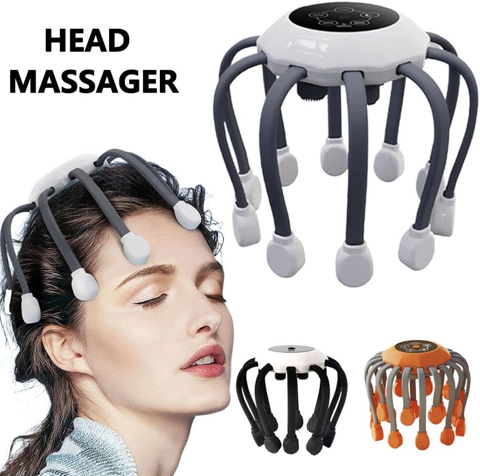 OctoCalm™ Head Massager – Relaxing Scalp Stress Relief Tool