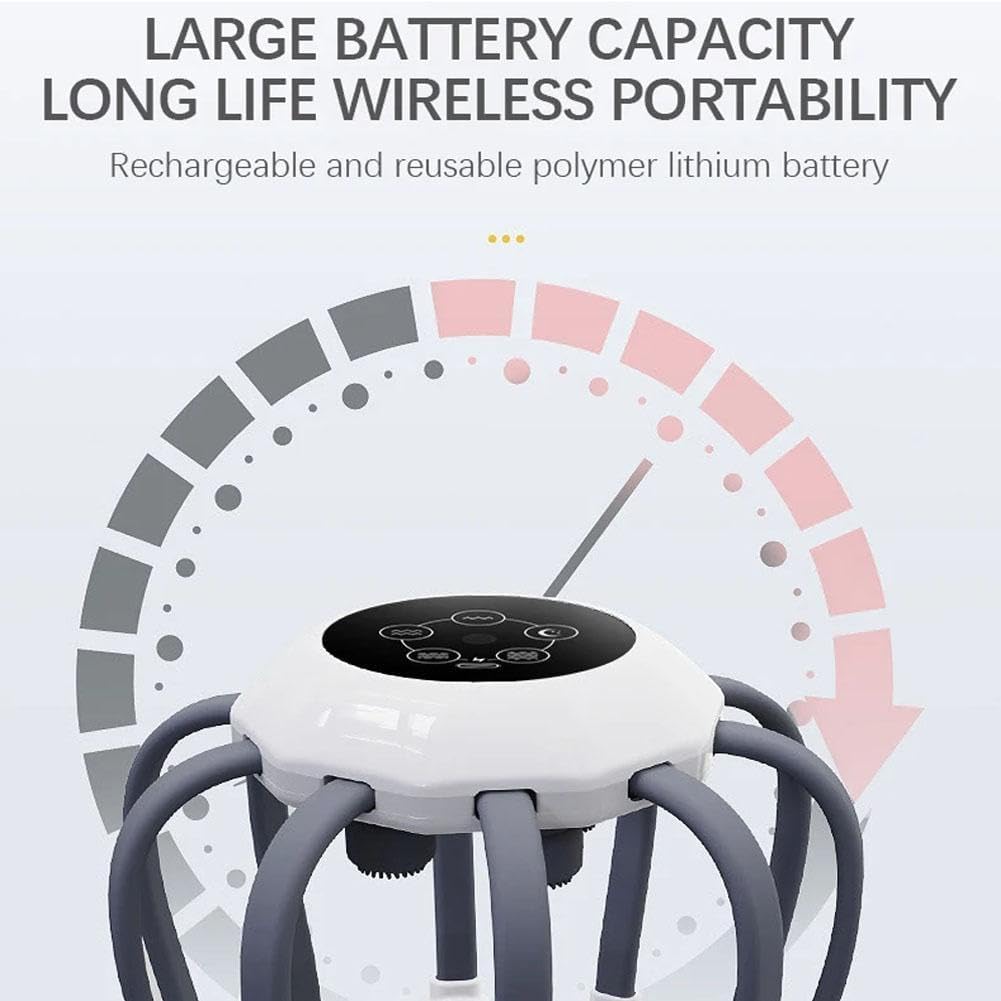 OctoCalm™ Head Massager – Relaxing Scalp Stress Relief Tool