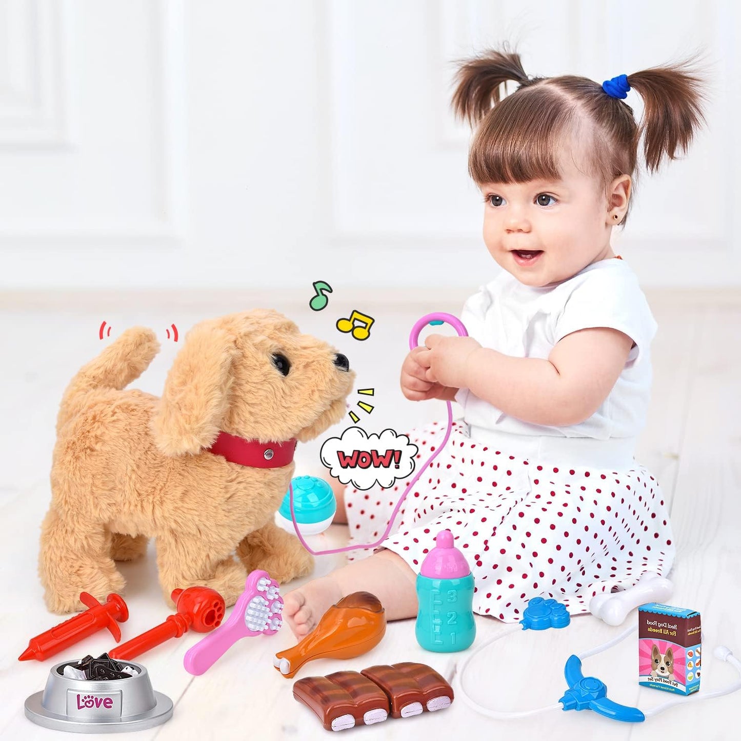 WoofyBuddy – Interactive Electronic Plush Puppy