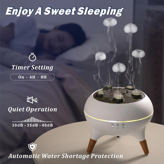 Aqua Aura Jellyfish Humidifier – Breathe Easy, Glow Deeply