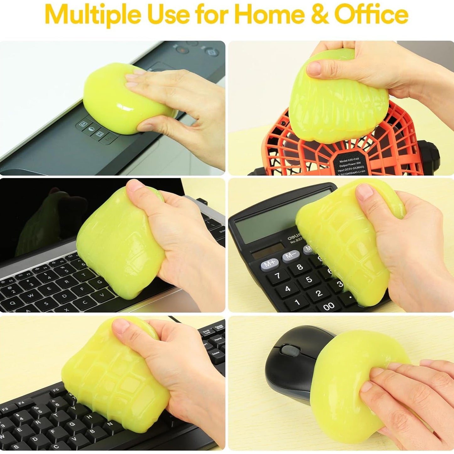 सॉफ्ट जार स्लाईम कॉम्बो - मुलांसाठी ग्लिटर आणि क्रिस्टल स्लाईम सेट (सुगंधित, विषारी नसलेला)