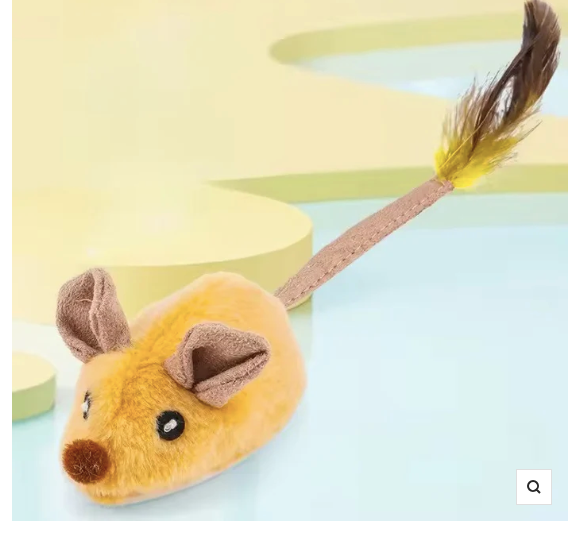 TwinSpire LED Rechargeable Interactive Mouse Toy for Cats