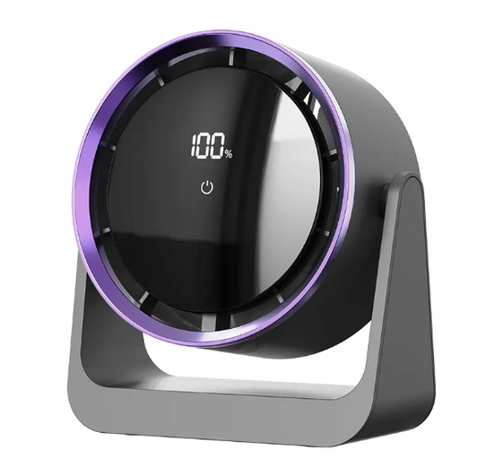 Air Circulation Mini Wireless Desk Fan
