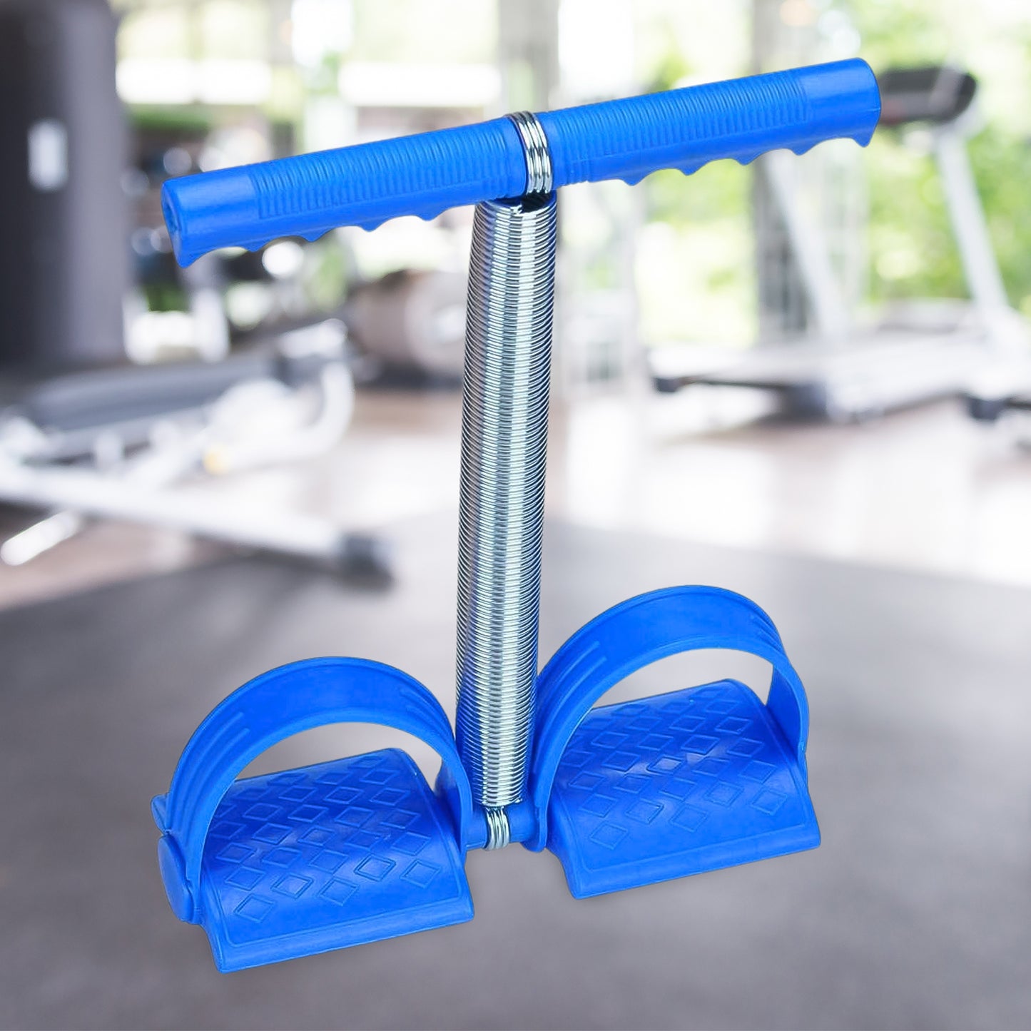 पॉवरट्रिम स्प्रिंग रेझिस्टन्स बँड - टमी ट्रिमर आणि फुल बॉडी वर्कआउट टूल