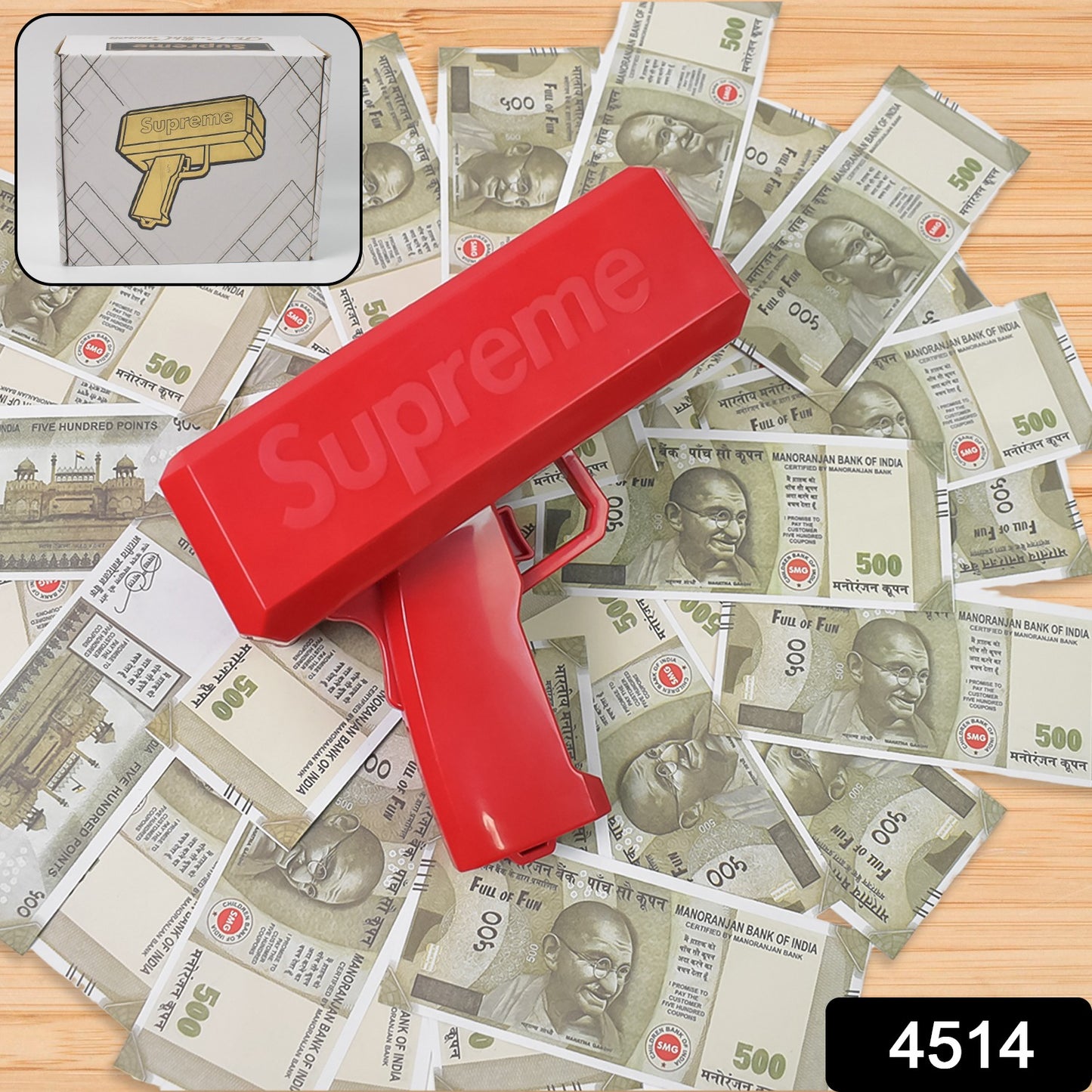 Cash Cannon Money Gun – “Make It Rain” Shooter for Parties & Events